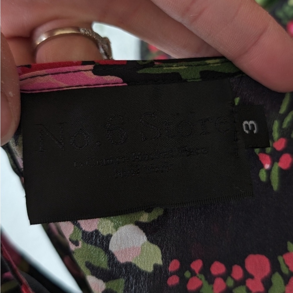 NO.6 dress Maeve black English garden size 3 - Picture 3 of 7